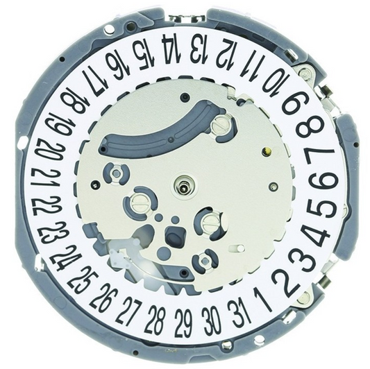 Hattori Epson VK64A quartz watch movement, Japan made, precise chronograph mechanism for timepieces.