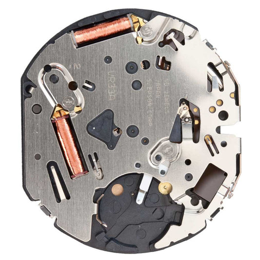 Hattori Epson VR33B quartz watch movement, precision Japanese craftsmanship for reliable timekeeping