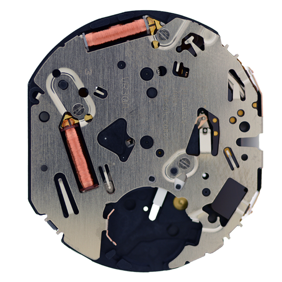 Hattori Epson VR3GA quartz watch movement, precision Japan-made mechanism for accurate timekeeping