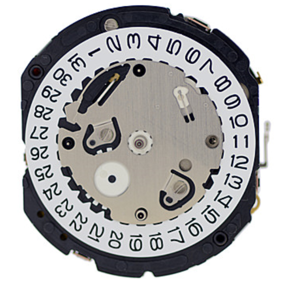 Hattori Epson VS72A solar quartz watch movement for precise Japan-made timekeeping in watch accessories.