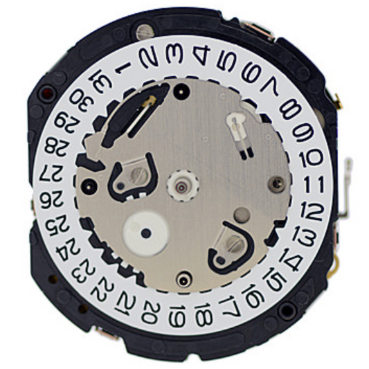 Hattori Epson VS72A solar quartz watch movement for precise Japan-made timekeeping in watch accessories.