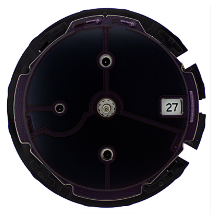 Hattori Epson VS76A solar watch movement showcasing precise Japanese craftsmanship and eco-friendly power.