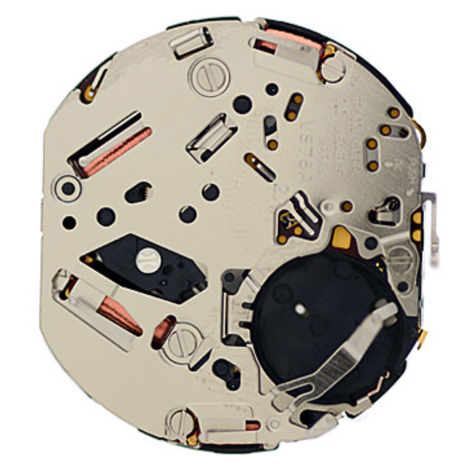 Hattori Epson VS76A solar watch movement, precise Japanese quartz craftsmanship for watch accessories.