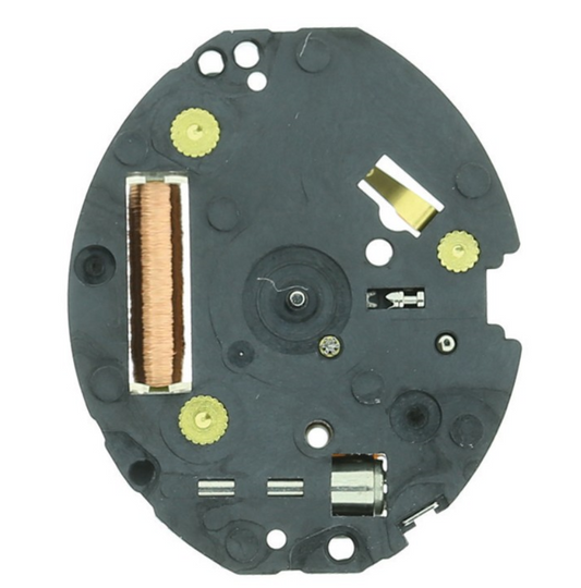 Hattori Epson VX10A quartz watch movement, precise Japan-made component for watch repairs.