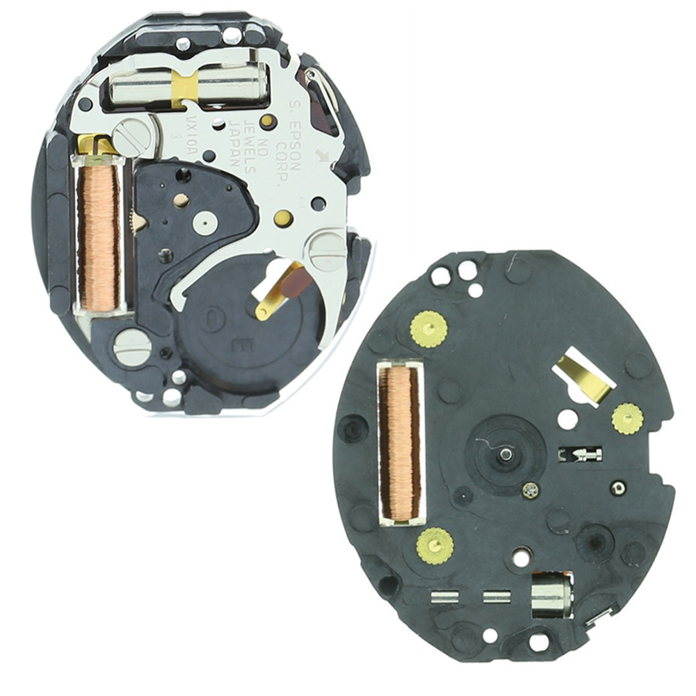 Hattori Epson VX10A quartz watch movement, precision Japan-made part for accurate repairs.