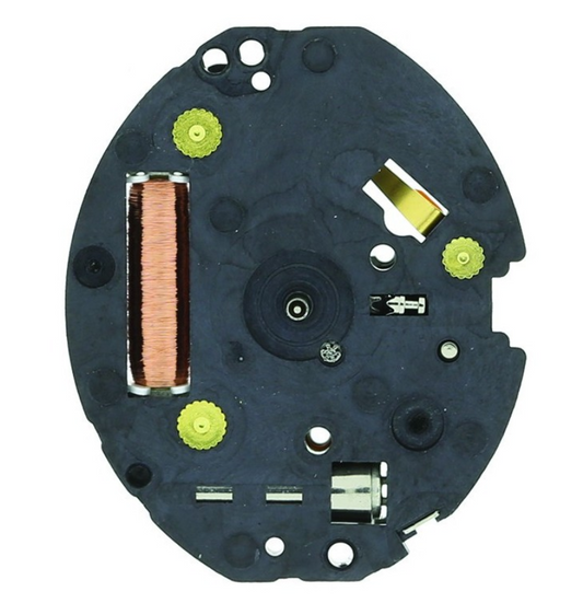 Hattori Epson VX11B quartz watch movement for precise timekeeping, made in Japan.