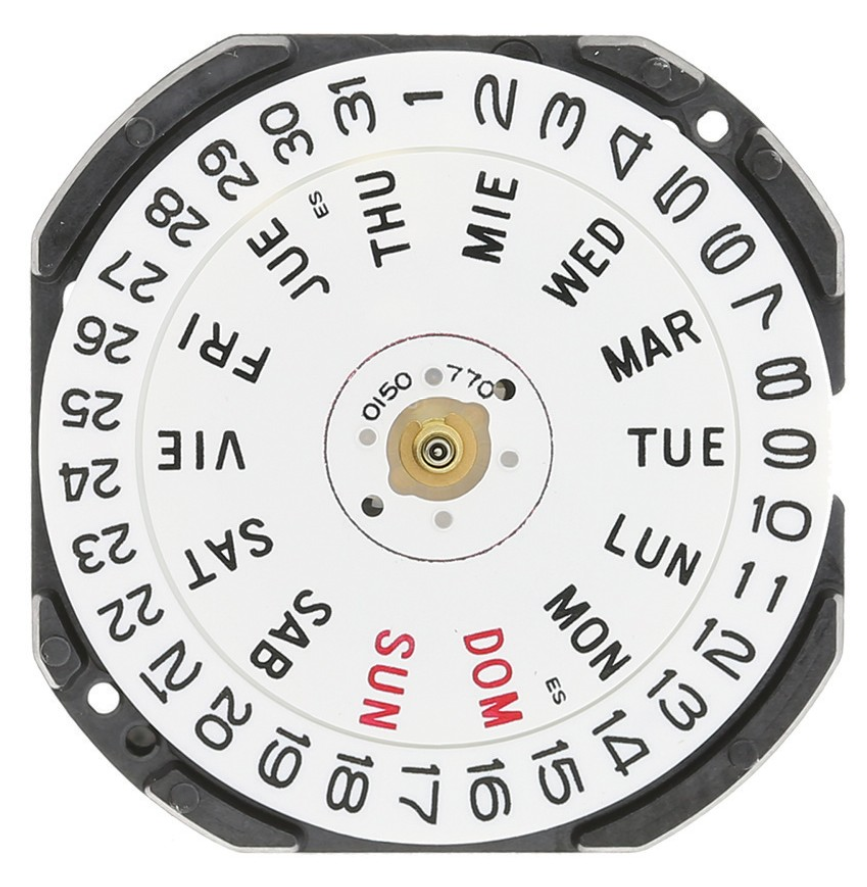 Hattori Epson TMI VX33E quartz watch movement, precision Japan-made mechanism for accessories.