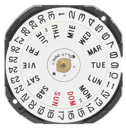 Hattori Epson TMI VX33E quartz watch movement, precision Japan-made mechanism for accessories.