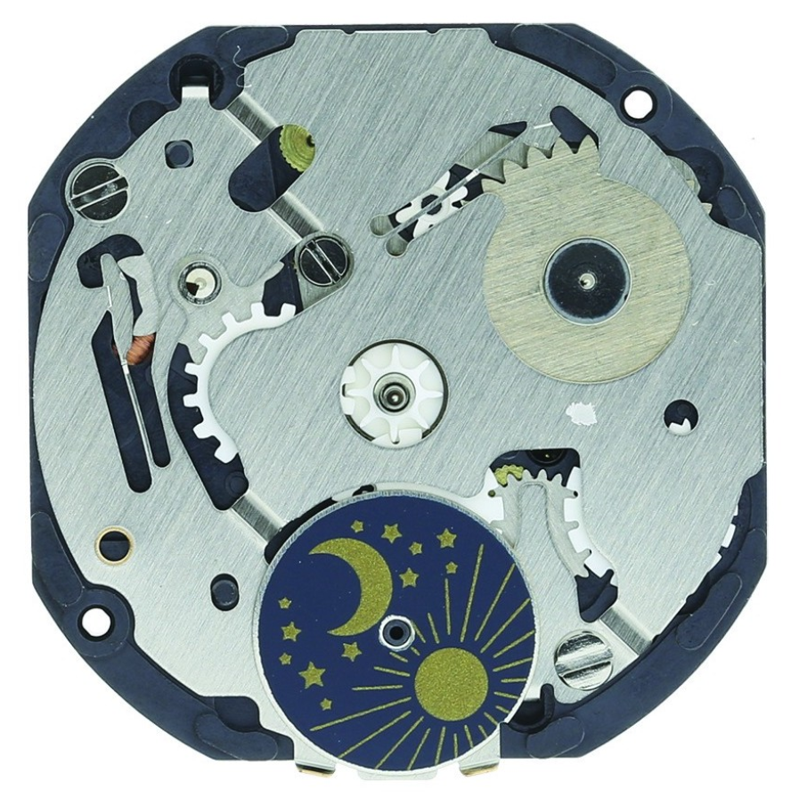 Hattori Epson TMI VX3M quartz watch movement, precise Japan-made mechanism for accessories.
