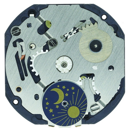 Hattori Epson TMI VX3M quartz watch movement, precise Japan-made mechanism for accessories.