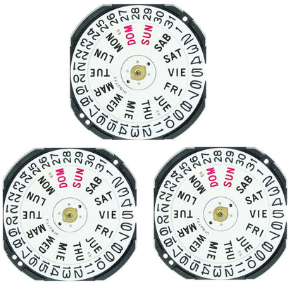 Hattori Epson VX43E quartz watch movement, Japan precision part for accurate watch timing