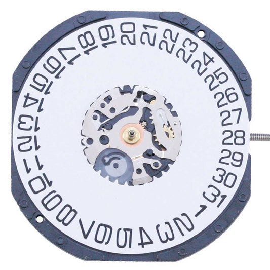 Hattori Epson VX62E quartz watch movement, precision Japan-made mechanism for accurate timekeeping.
