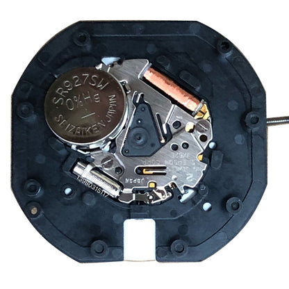 Hattori Epson VX62E quartz watch movement, Japan-made precision mechanism for reliable timekeeping.