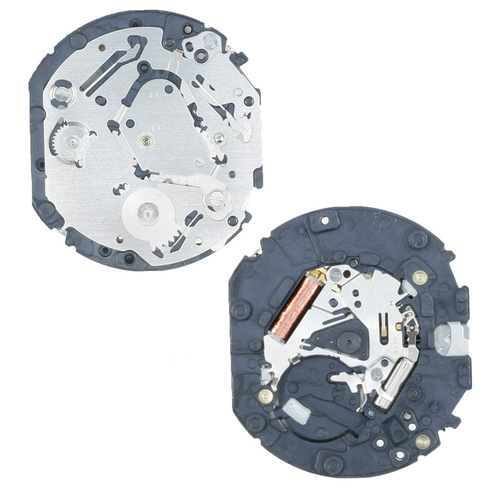 Hattori Epson TMI VX7J quartz watch movement, precise Japanese craftsmanship for reliable timekeeping.