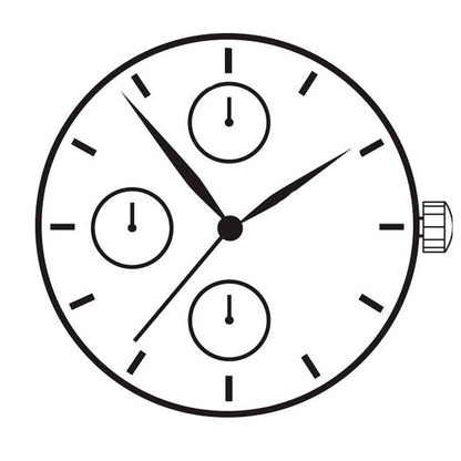 Hattori Epson VX7N quartz watch movement, precise Japanese craftsmanship for reliable watch repairs.
