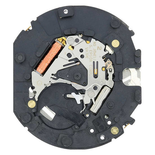 Hattori Epson TMI VX7P quartz watch movement, precise Japan-made mechanism for timepieces.