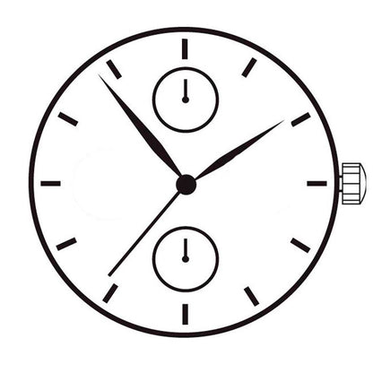 Hattori Epson TMI VX7P quartz watch movement, precise Japan-made mechanism for reliable timekeeping.