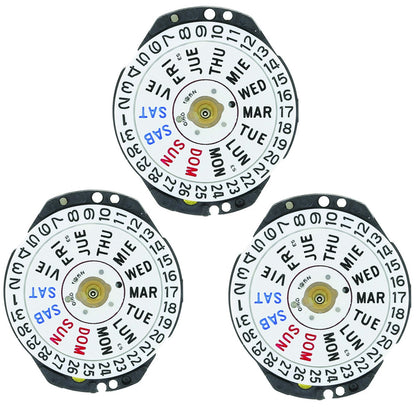 Hattori Epson VX83E quartz watch movement, precision Japan-made mechanism for watch accessory repair.