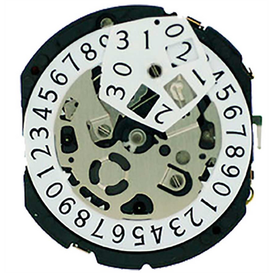 Hattori Epson TMI YM04A quartz watch movement, precision Japanese craftsmanship for reliable timekeeping.