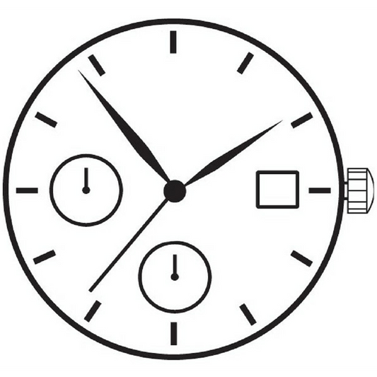 Hattori Epson YM24A quartz watch movement, precision Japan-made mechanism for timekeeping accuracy