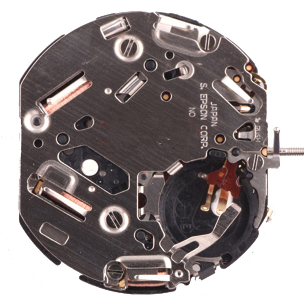 Hattori Epson TMI YM82A quartz watch movement, Japan-made, precise timekeeping for watch repair.