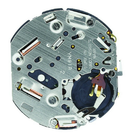 Hattori Epson TMI YM91 Quartz watch movement, Japan-made for precise timekeeping in watch accessories.