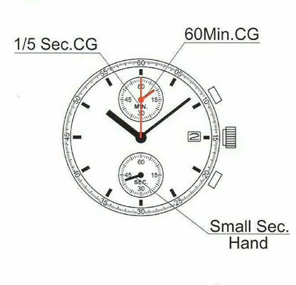 Hattori Epson TMI YM91 quartz watch movement, Japan-made, reliable precision for watch repairs and accessories.